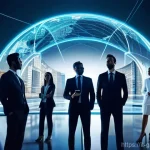 Home 10 글로벌브릿지와 해외 진출 - **Prompt 1: Global Digital Bridge for Italian Excellence**
A visually stunning and optimistic im...